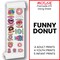 Funny Donut DTF Transfer 22x60 Direct-to-Film Gang Sheets Iron On Transfers 4 Adult Prints 4 Youth Prints And 5 Pocket Prints